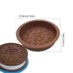 Oreo silicone cake mold, t10153, wholesale