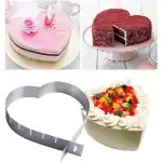 5cm high heart shaped adjustable cake stand, w00131, wholesale