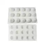 15pcs spiral onion shape silicone mold, T04015, wholesale