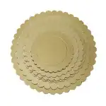 5pcs round lace cake coasters pack (15cm), t100082, wholesale