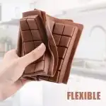 Square chocolate bar silicone mold, T09227, wholesale