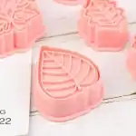 8pcs plastic puff pastry cutter, cutter, T09572, wholesale