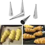 10pcs stainless steel roll mold, pointed, T09521, wholesale