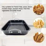 Stainless steel baking tray with handles, W00121, wholesale