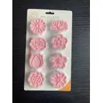 8pcs plastic flower cake mold, cutter, T09568, wholesale