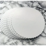 5pcs white round lace cake coasters (30cm), t100104, wholesale