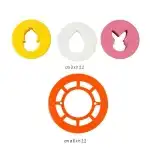 4-piece Easter plastic cutter set, T09548, wholesale