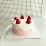 Square cake pan white-30x30cm, T100137, wholesale