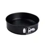 Metal cake pan with clasp - round (26cm), W06812, wholesale
