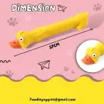 Squeaky latex duck-27cm, K020737, wholesale
