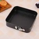 18cm metal cake pan with clip, W06813, wholesale