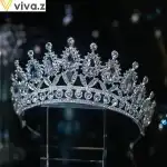 Decor tort coroană prințesă tiară-Argintiu, T090276, en-gros