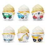 Muffin paper decoration -12pcs, T090221, wholesale