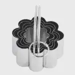 flori decupate metalice 5 buc, T13608, en-gros