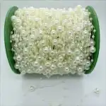 beige pearl ornament 60m, T090651, wholesale
