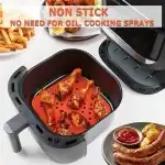 Covoraș din silicon pentru friteuza cu aer 21x21cm, W08960, en-gros