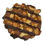 Barat dark chocolate glazed cashew cookies – 200 g, handmade, wholesale