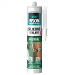 Silikon neutralny BISON, 280ml, biały, hurt