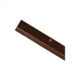 PDS ELLEN door strip, with screws, PVC, with rubber, 1m, brown, wholesale