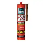 Adeziv și etanșeizant MS Polimer BISON Poly Max Original Express, 425g, maro, en gros