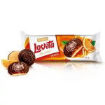 Lovita Roshen chocolate and orange jelly cookies, 135g, wholesale