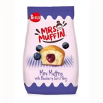 Mrs. Muffin áfonyalekvárral töltött mini muffinok, 200g, nagykereskedelem