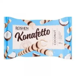 Coconut cream wafers Konafetto Rolls Roshen 140g, wholesale