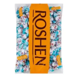 Roshen Coconut – caramel and coconut cream candies, intense tropical taste, 1000g, wholesale