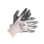 Gloves with increased grip film HS-04-001, gray, 10, wholesale
