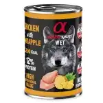 Alpha Spirit Prémium Nedves Kutyaeledel, Csirkével és Ananásszal, 400 g, nagykereskedelem
