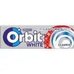 Wrigley's Orbit White Classic cukormentes rágógumi, menta – Doboz 15.37 g x 30 db / 420 g, nagykereskedelem
