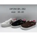 Női tornacipő, 36-40, Fekete, Difoni, BK362