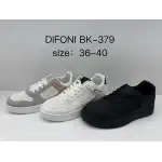 Tenisi femeie, 36-40, Negru, Difoni, angro, BK379
