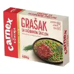 Borsó plescavitával 400g, nagykereskedelem