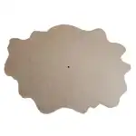Cadran ceas din MDF pt. rasina - Model iregulat - pt. sistem LED si spatiu pentru mecanism - C-ART