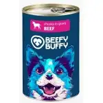 Canned dog food Beffy Buffy 415G beef, wholesale