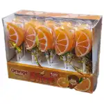 PINK LOLLIPOP CANDY SLICE ORANGE 15gr (30pcs) 12/1, wholesale
