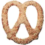 Pretzel XL Pretzel 56GR (1X20) with Sesame, wholesale