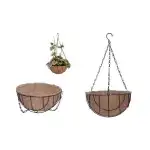 Hanging Planter Coconut Shell 17-Coconut-02/30 - D30*H15cm, wholesale