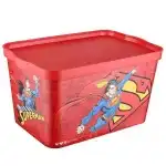 Tároló Doboz Szögletes Superman 24 Literes TP601-51, nagyker