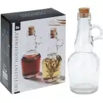 Oil-Vinegar Pourer Glass with Cork Stopper 2 Pieces CD1002690, wholesale