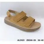 Női szandál, 36-40, Barna, Alogo, ZK50626