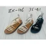 Női szandál, 36-41, Fehér, Difoni, ZX106
