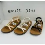 Női szandál, 36-41, Fekete, Difoni, ZX155