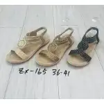 Női szandál, 36-41, Barna-Arany, Difoni, ZX165