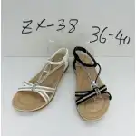 Női szandál, 36-41, Fekete, Difoni, ZX38