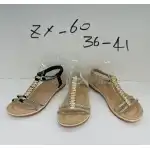 Дамски сандали, 36-41, Сребърни, Difoni, ZX60