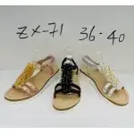Női szandál, 36-40, ezüst-fehér, Difoni, ZX71