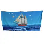 Prosop de plajă Ship, microfibră, 150x70 cm, produse en-gros