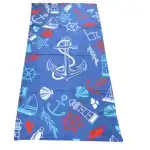 Prosop de plajă Anchors, microfibră, 150x70 cm, cumpărați en-gros